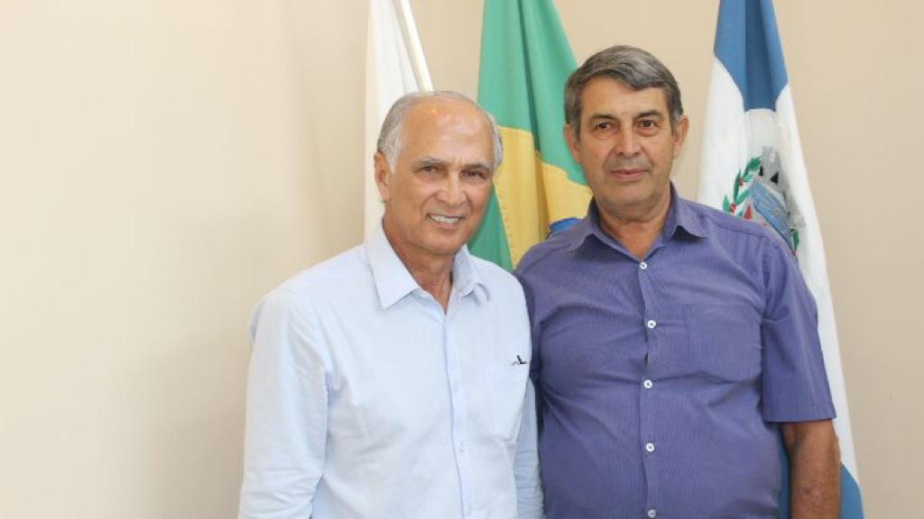 O vice-governador com o prefeito Luiz Gonzaga Cintra (Foto: Reprodução)